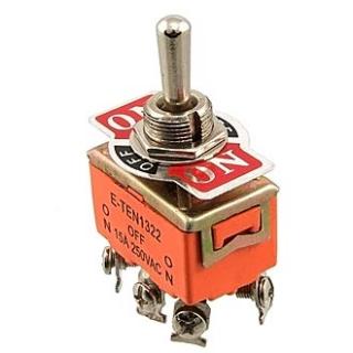 тумблер 1322 E-TEN on-off-on 15A 250V