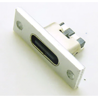 USB3.1 TYPE-C 2pin серый на корпус с фланцем