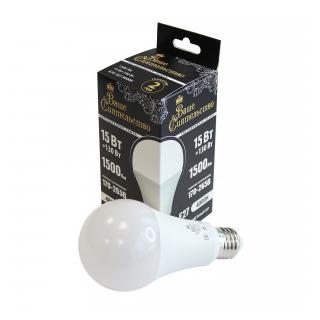 лампа E27 св/д ВАШЕ СИЯТЕЛЬСТВО 15W 1500lm 4000K 4K 138*70 матов.нейтрально белый свет