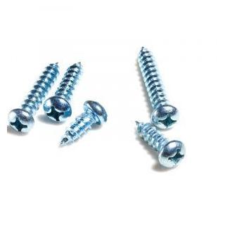 саморез 1,2*5мм п/круг крест, сталь углеродистая никелированная