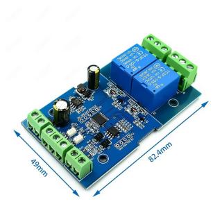 конст релейный модуль 2канал Modbus-RTU RS485/TTL 