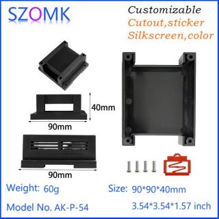 корпус AK-P-54 черный  90*90*40 мм SZOMK