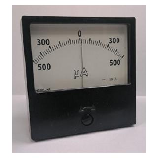 м2003-м1 500-0-500мкА кл2,5 91г микроамперметр