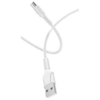 Шнур USB Type-C GoPower 3.0A  27W 2м белый силикон