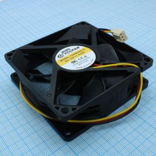 вентилятор 12в 80*80*25 YDH8025C12 (скольжения) 0,18А, 3pin