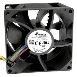 вентилятор 24в 80*80*25 QFR0824UHP0 ball 5.52W 5400rpm 0.23A 