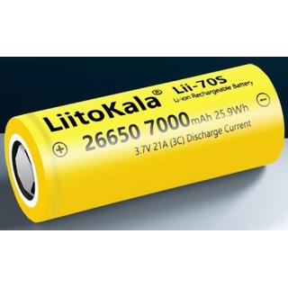 LIR26650 3.7v 7000mAh 21А 26.6*65мм аккумулятор