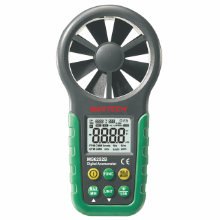 м. цифровой MS-6252B анемометр