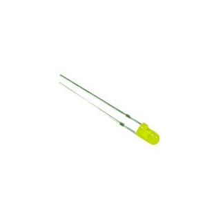 L-3014YD 3мм жёлтый, матовый 15mcd  60° светодиод