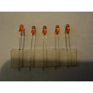L-3214UWT-Gold 3мм, желтый/оранжевый, 2400mcd, 15° диод