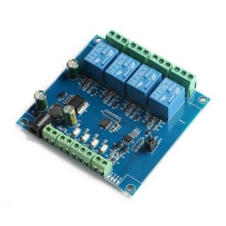 конст релейный модуль 4канал Modbus-RTU RS485/TTL 