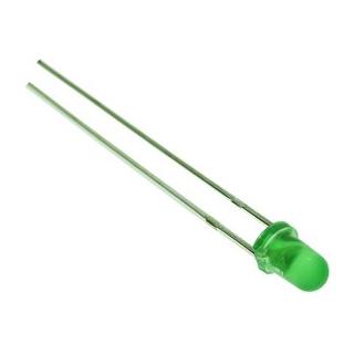 L-5613GD 5мм зеленый матовый 100mcd 565нм, Vf=1,8~2,5v, 60° диод