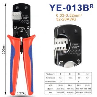инст клещи для обжима YE-013BR 0,03 - 0,15 - 0,3 - 0,52