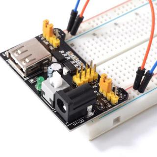 конст POWER MB102 Black вх.12В вых 5В, 3,3В 0,7А модуль питания макетной платы
