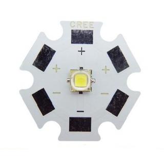 L-Star 1W CREE зеленый 520...535 нм; Угол: 115 °; Поток: 100...114 лм; Iном: 350 мА; Uтип: 3.3 В светодиод