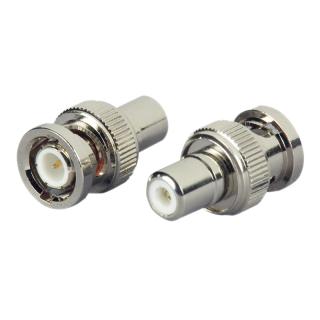 Переходник штекер BNC - гнездо RCA (BR-312)
