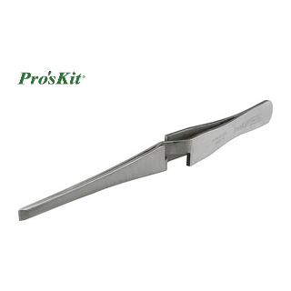 пинцет 1PK-108T ProsKit зажимной прямой 165мм