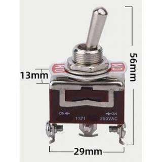тумблер 1121 SHUN on-on 32A 250V 3конт