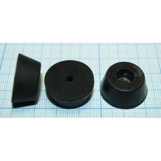 ножка 22х10 резиновая для РА с металлической шайбой (винт м4)