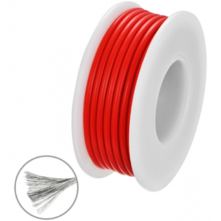 провод силиконовый 0,5 мм2 ( AWG20) красный