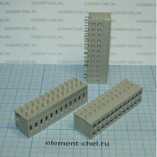 25.780.1253.0 WIELAND Клеммник x12 шаг5.0мм 300V 16A вертик. пруж 