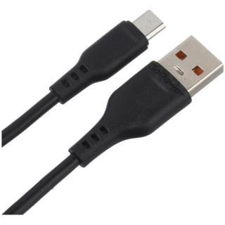 Шнур USB micro USB GoPower  2.4А  1м черный силикон