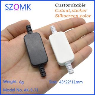 корпус AK-S-71 черный  43*22*11мм SZOMK