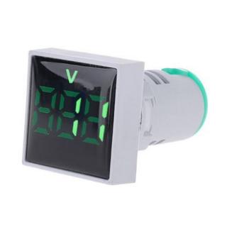 вольтметр цифровой DMS-123 зеленый  (АС) - 20...500 В