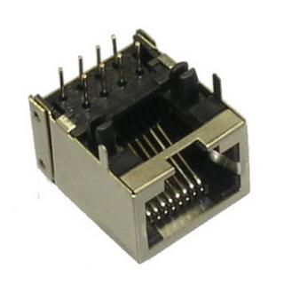 TJ8-8P8 экранир сетевая роз на плату