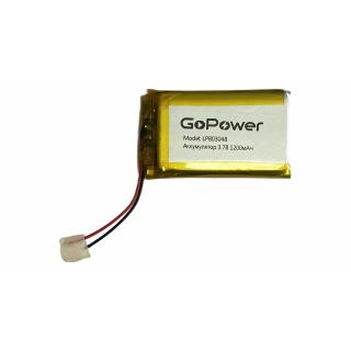 LP803048 3.7v 1200mAh (48*30*8.0) с защитой GoPower аккумулятор