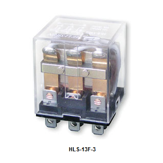 реле HLS-13F-3- 12VDC-10A-конт.3С 12B/250B10A/ 90 Om