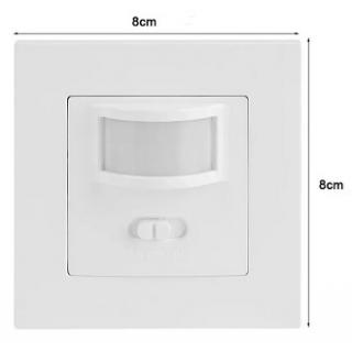 Датчик движения ИК 2х проводный 200вт 140с