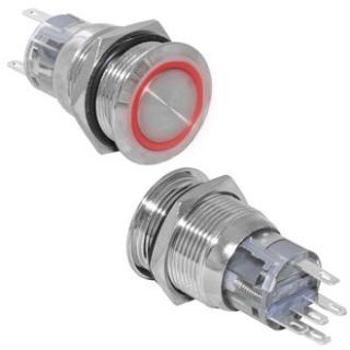 LAS1-AGQ-11ZE/R/N ON-ON  красная антивандальная кнопка