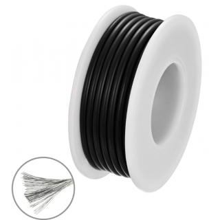 провод силиконовый 0,5 мм2 ( AWG20) черный