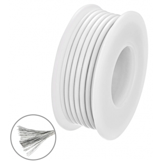 провод силиконовый 0,2 мм² ( AWG24) белый