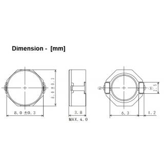 CDRH8D38NP-100NC SUMIDA SMD 10 мкГн; 2,6А дроссель