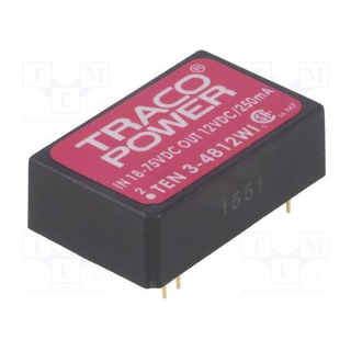 TEN 3-4812WI TRACO DC-CD модульный преобразователь
