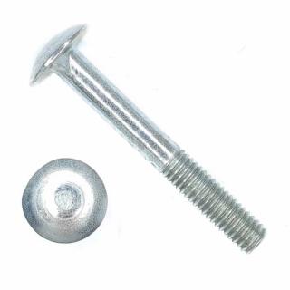 болт мебельный 6х80 с полукруглой головкой