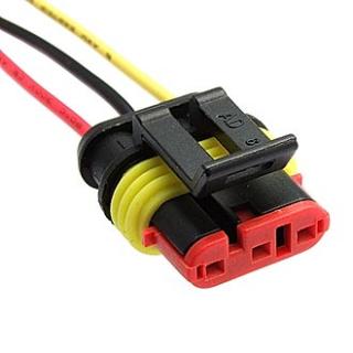 DJ7031-1.5-21 с проводом 200мм 18AWG соединитель автомобильный