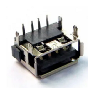 USB A F гнездо на плату короткое 10x14.60x7.12mm (3)