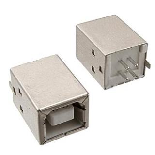 USB B *F гнездо на плату разъем (12)