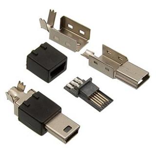 USBmini  B 5P вилка на кабель