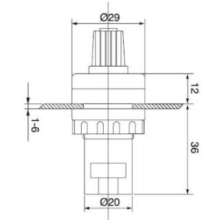 LA42DWQ-22 10к резистор