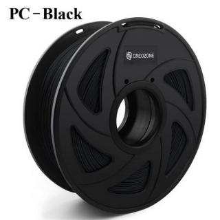 пластик PC поликарбонат 1.75mm. 1метр черный