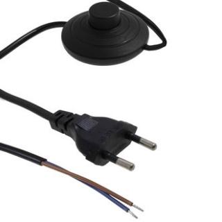 шнур сетевой Y010/CEE7/16 2,5м 2*0,75 черный