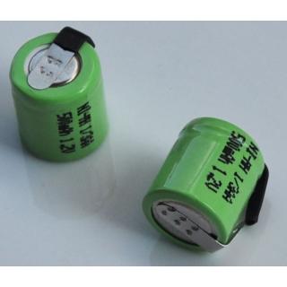 аккумулятор 1/3AA NiMH 1.2v 500mAh 14*16mm с выводами