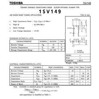 1SV149B Toshiba варикап