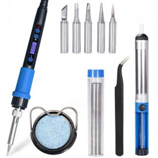 Паяльник 60вт YH928D-I tool kit 1 с регулятором, набор