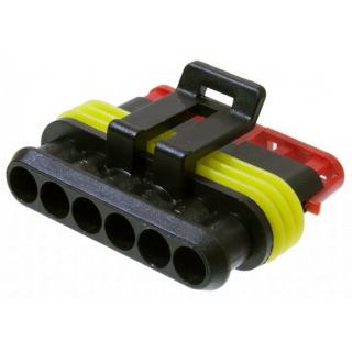 282090-1, розетка 6 контактов SUPERSEAL 1.5* аналог KLS
