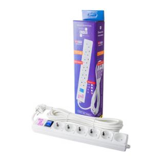удлинитель сетевой фильтр Power Cube SPG6-A1 3м (16А, ПВС 3*1,5  6роз.) белый